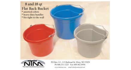 Flat Back Bucket